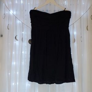 Torrid Black Strapless Dress with Pockets